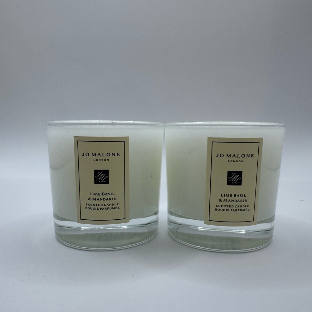 Jo Malone, Lime Basil & Mandarin Scented Candle X 2, mini size